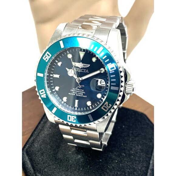 Invicta Men's Watch 36972 Pro Diver Automatic Blue Dial Silver Steel 44mm - Picture 1 of 15